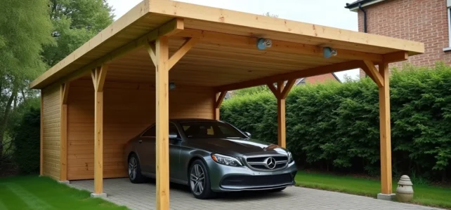 Optez pour un carport bois en kit pratique et abordable pour votre jardin Optez pour un carport bois en kit pratique et abordable pour votre jardin